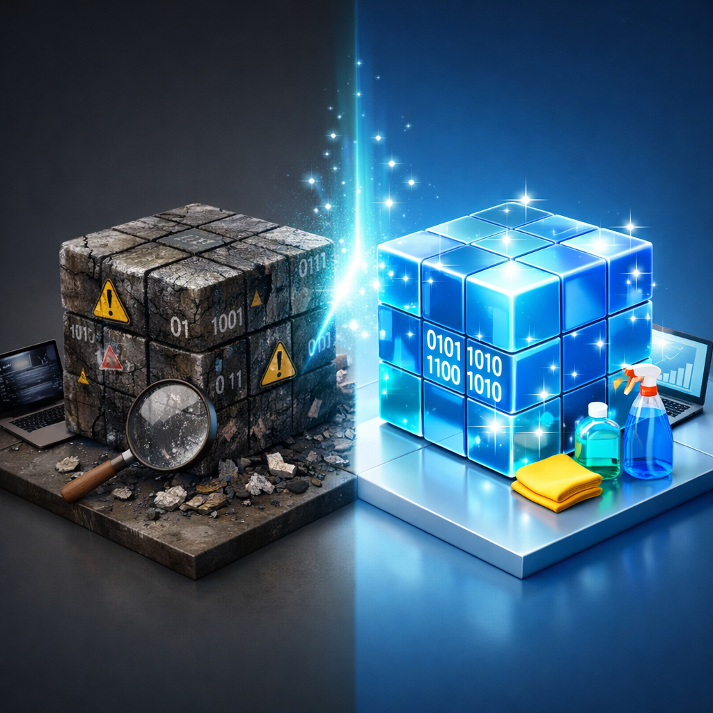 dirty data to clean data